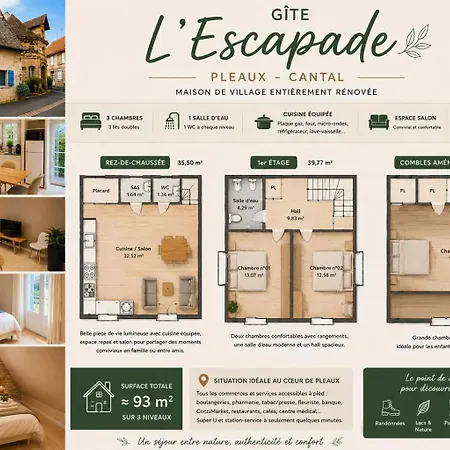 L'escapade De L'imprevu, Maison De Charme 6 Pers Au Coeur De